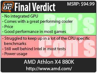fv5 athlon x4 880k